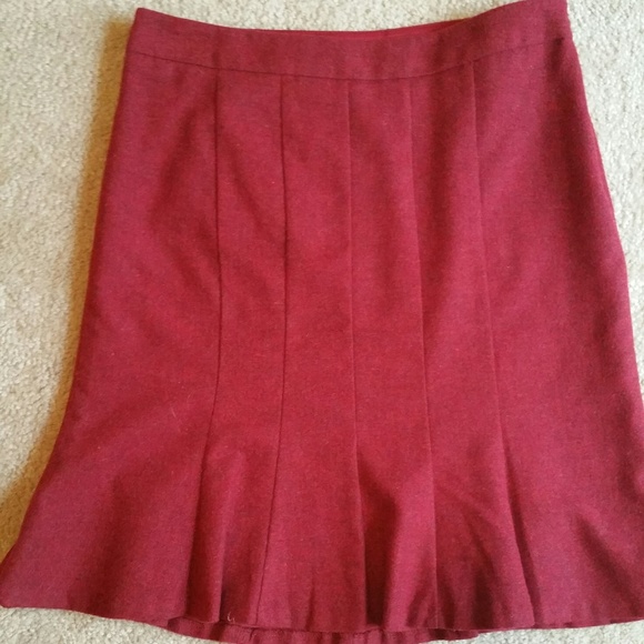 The Limited | Skirts | 9 Limited Red Aline Skirt | Poshmark